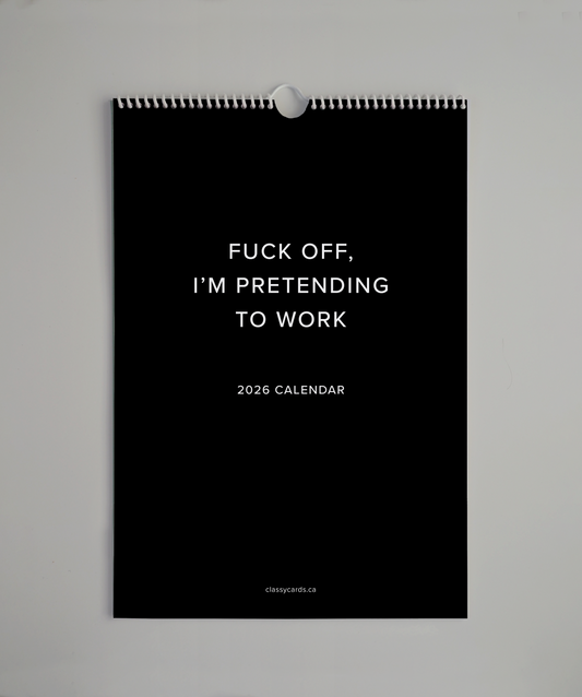 Pretending to Work 2026 Calendar