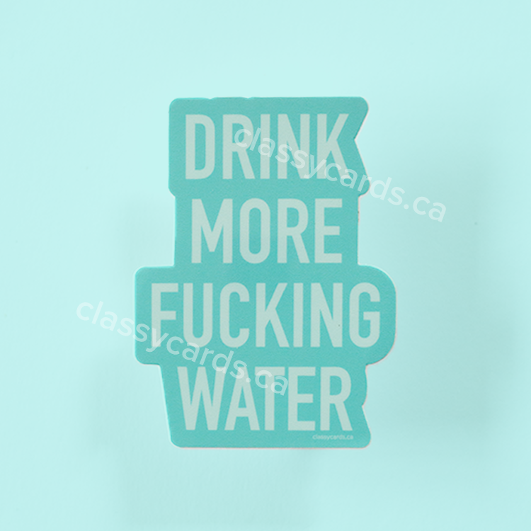 Water Vinyl Sticker