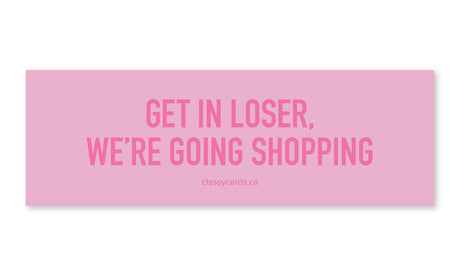 We're Going Shopping Car Magnet