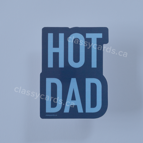 Hot Dad Vinyl Sticker