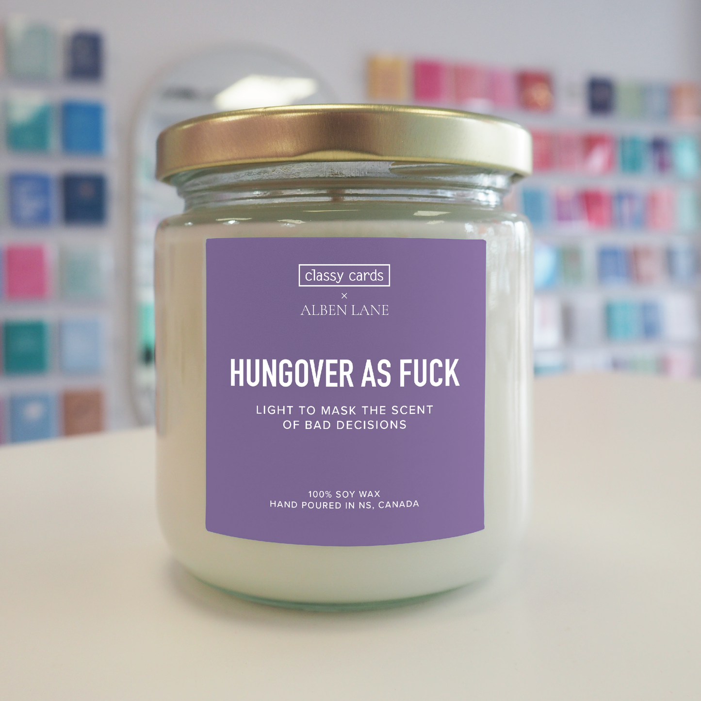 Hung Over as Fuck Candle