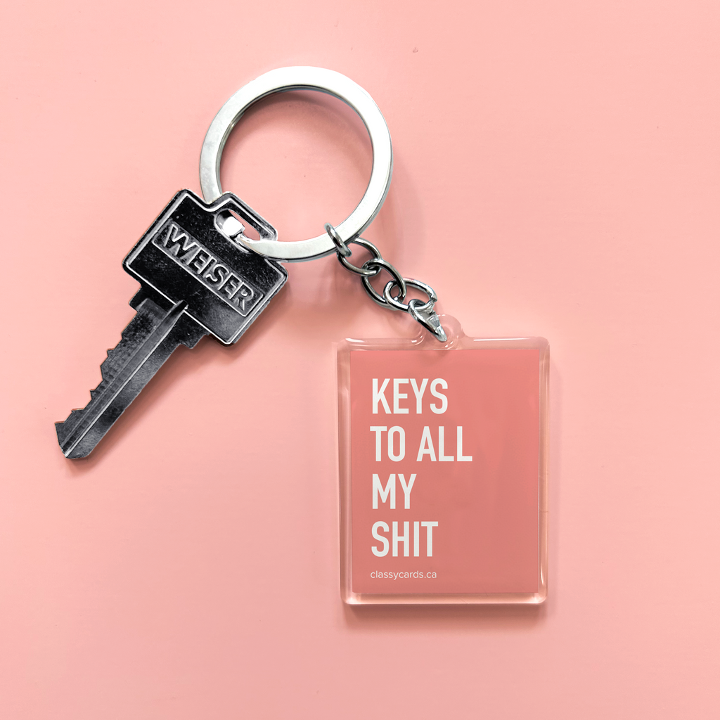 Keys to Shit Keychain