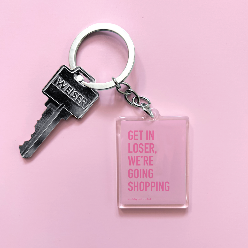 Going Shopping Keychain