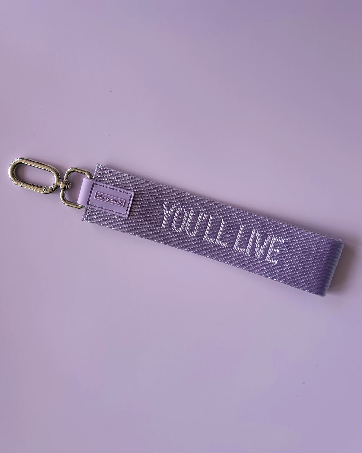 You'll Live Wristlet Keychain