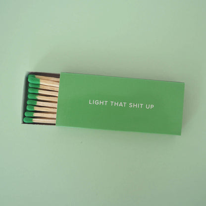 Light that Shit Up Match Box