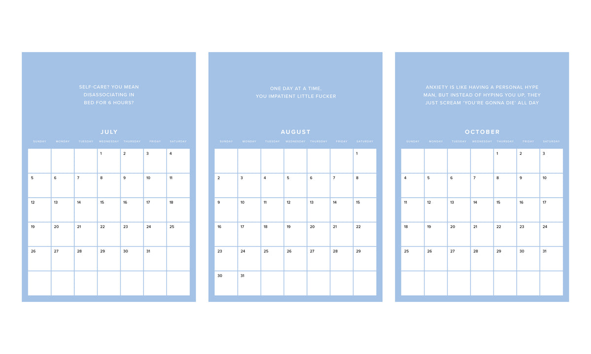 Mental Health is a Bitch 2026 Calendar