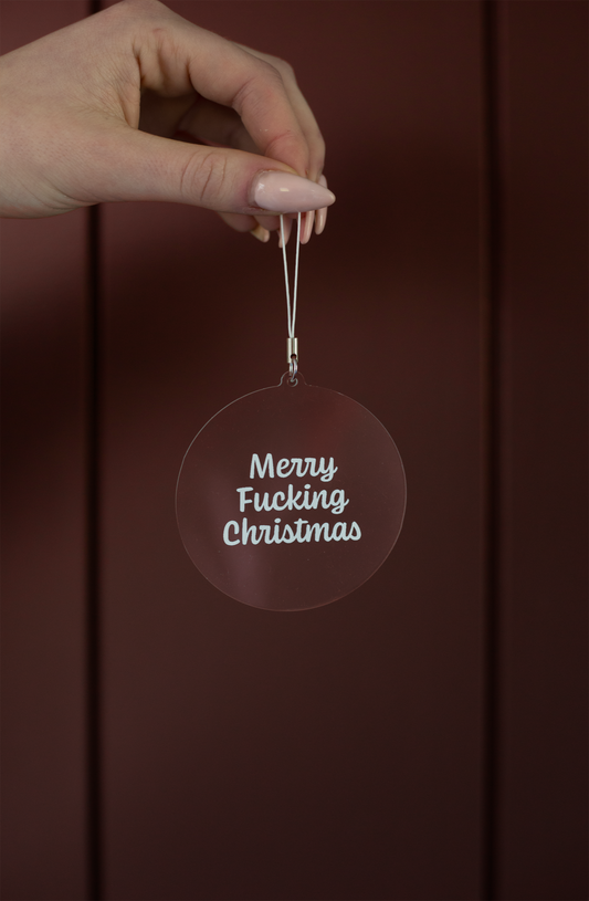 Merry Fucking Xmas Ornament