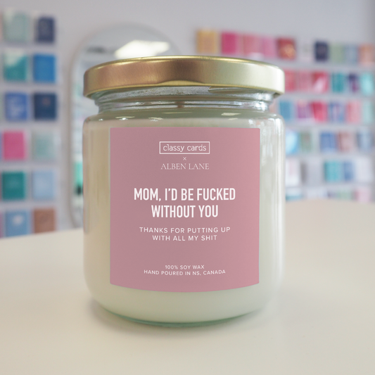 Without You Mom Candle