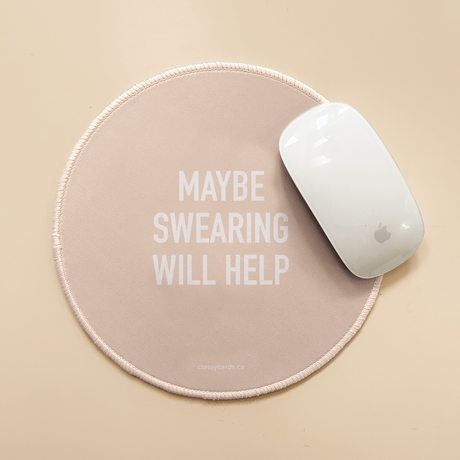 Maybe Swearing Will Help Mousepad