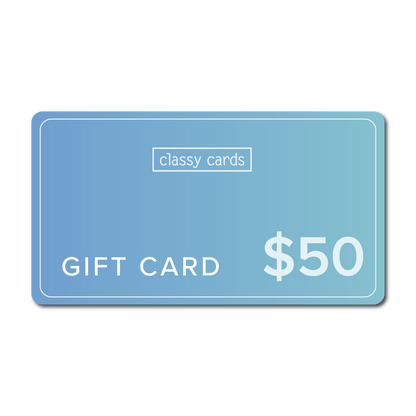 Classy Cards Gift Card