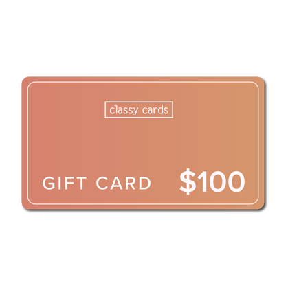 Classy Cards Gift Card