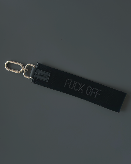 Fuck Off Wristlet Keychain