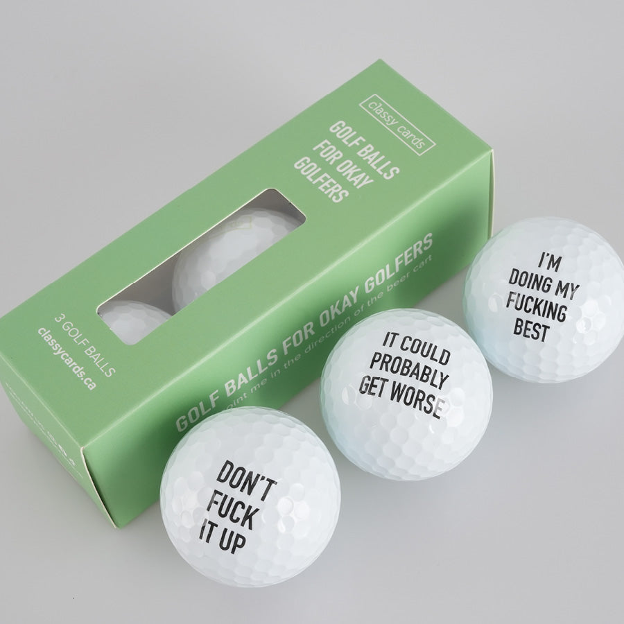 Golf Balls for Okay Golfers - 3 Golf Balls