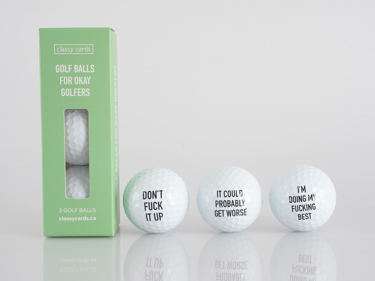 Golf Balls for Okay Golfers - 3 Golf Balls