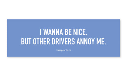Other Drivers Annoy Me Car Magnet