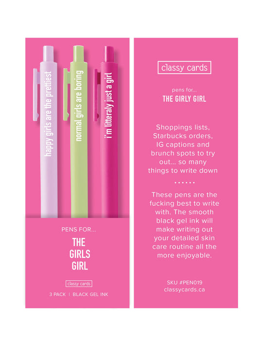 Girly Girl Pens