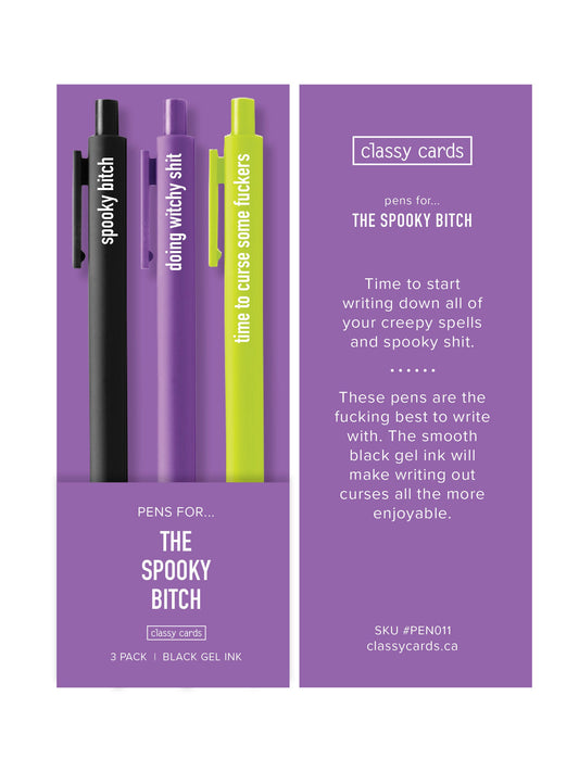 Spooky Bitch Pens