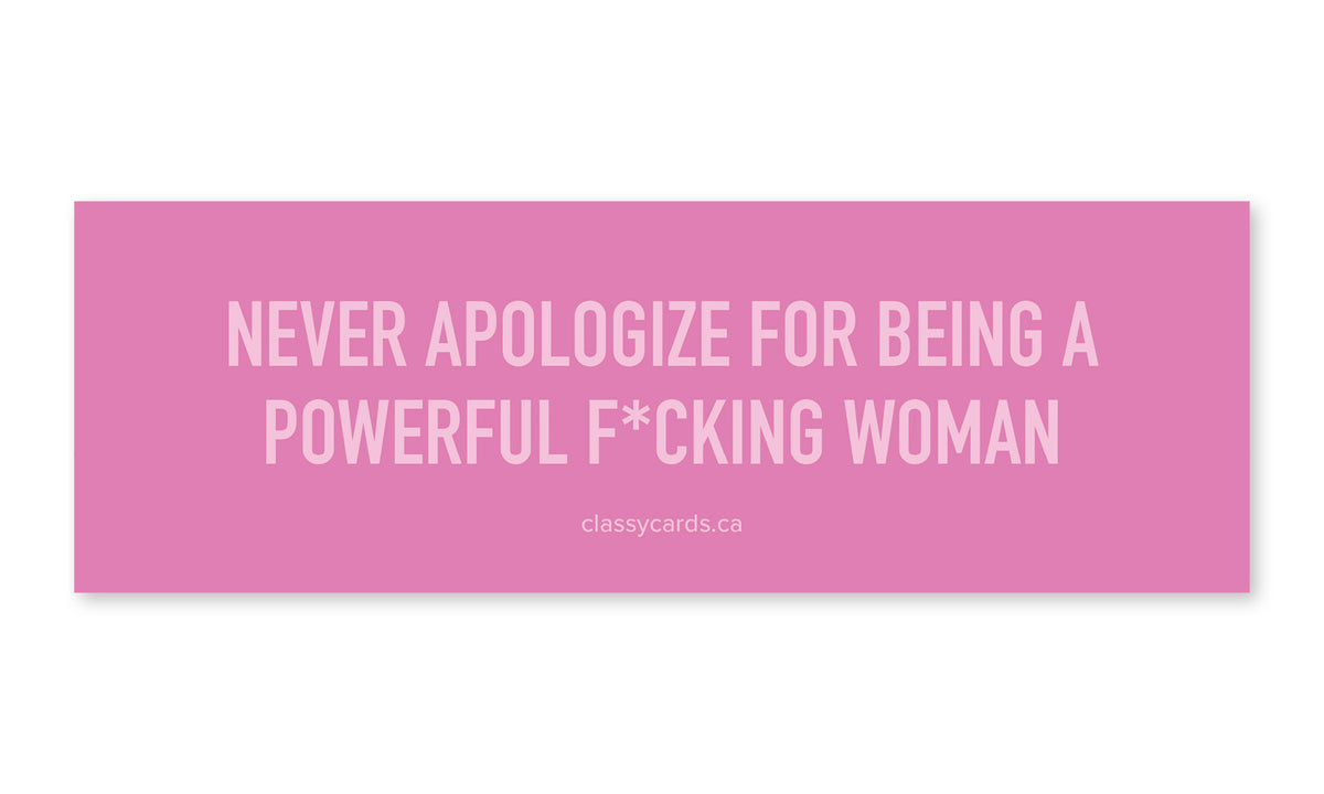 Powerful Woman Car Magnet