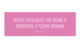 Powerful Woman Car Magnet