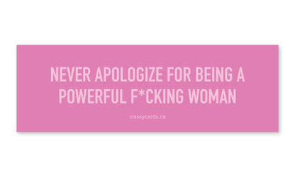 Powerful Woman Car Magnet