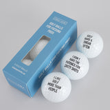 Golf Balls for Fucking Pros - 3 Golf Balls
