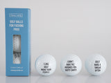 Golf Balls for Fucking Pros - 3 Golf Balls