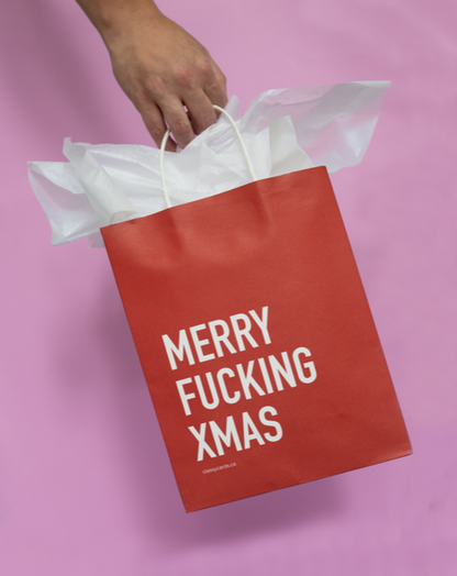 Fucking Xmas Paper Bag