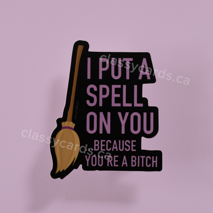 Spell on You Sticker