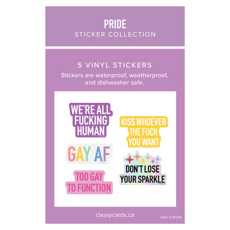 Pride Sticker Collection - 5 Pack