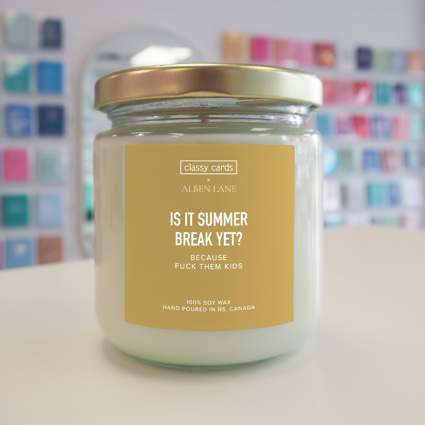 Is It Summer Break Yet Candle