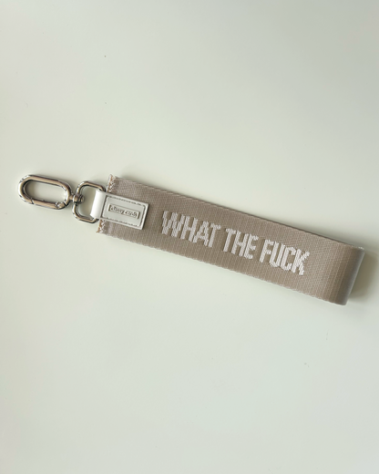 What the Fuck Wristlet Keychain