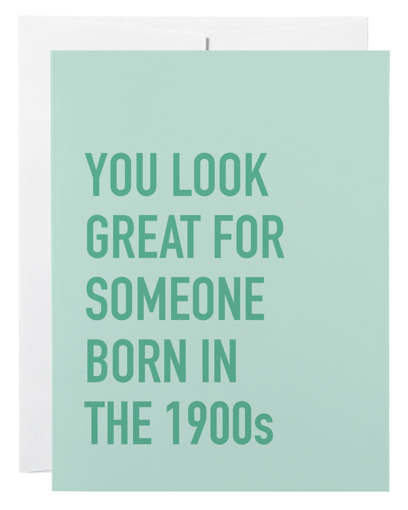 Born in the 1900s Card