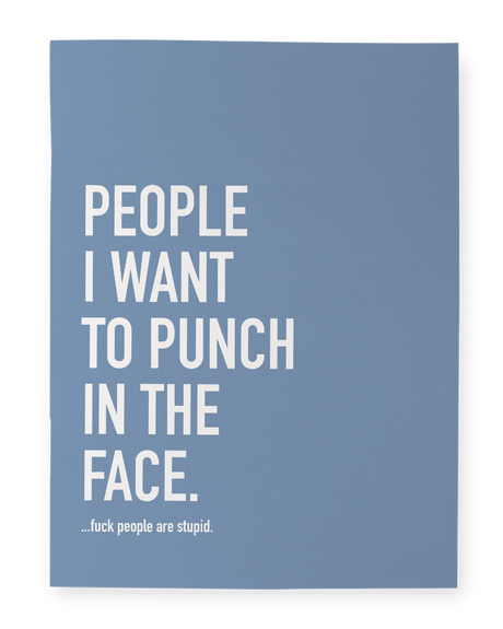 Punch People Notebook