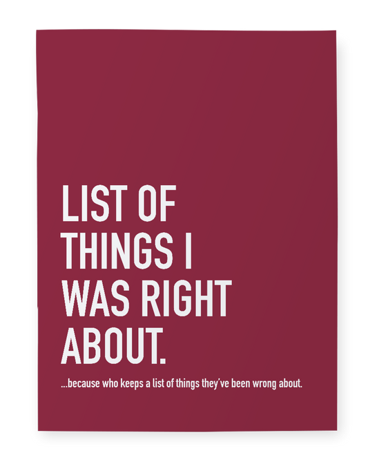 Right About Notebook