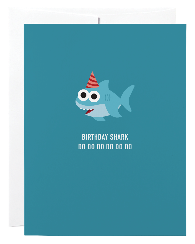 Birthday Shark Card