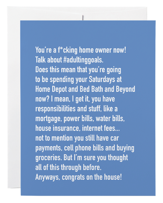 Home Owner - Chatty Cathy Card