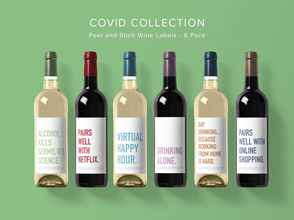 Covid Collection Wine Labels