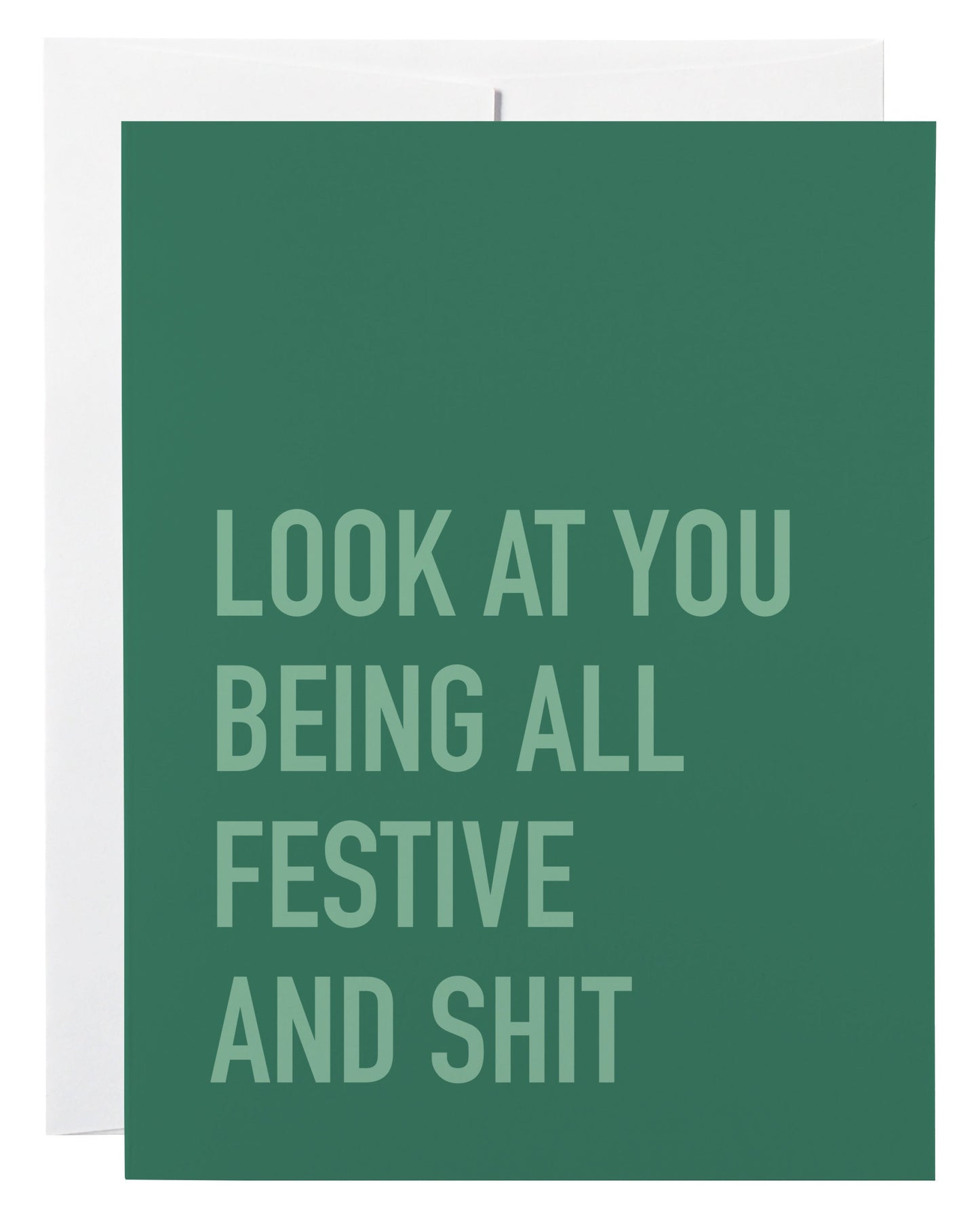 Festive and Shit Card