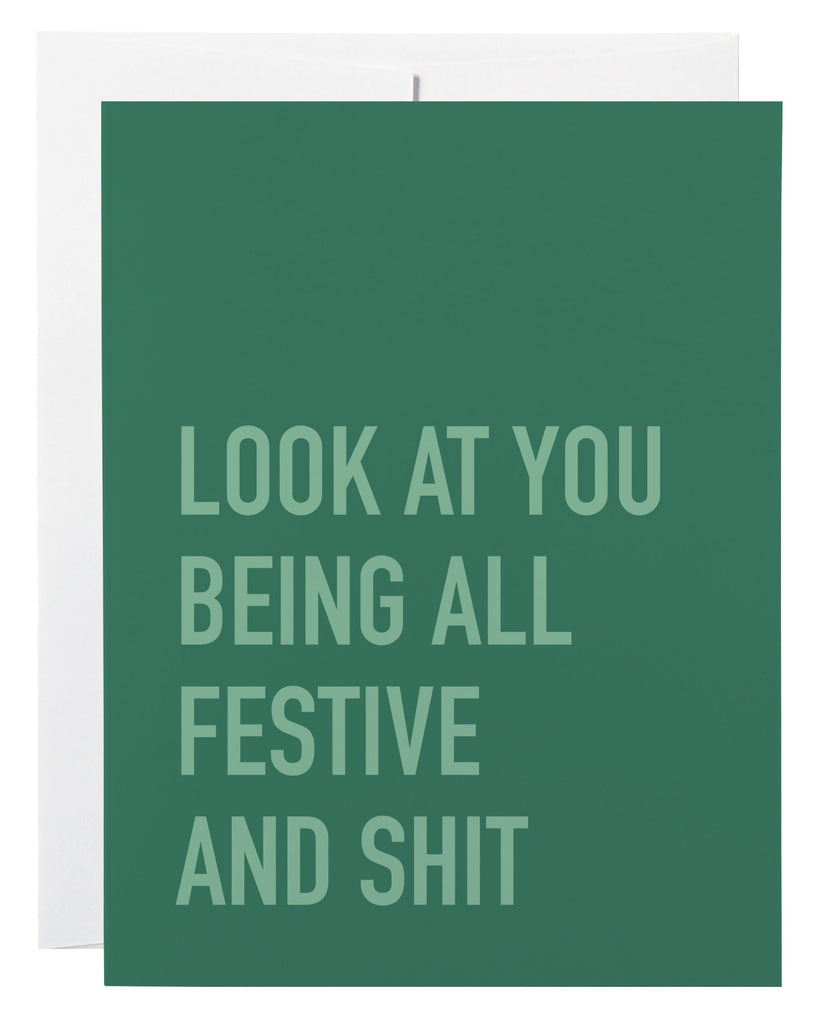 Festive and Shit Card