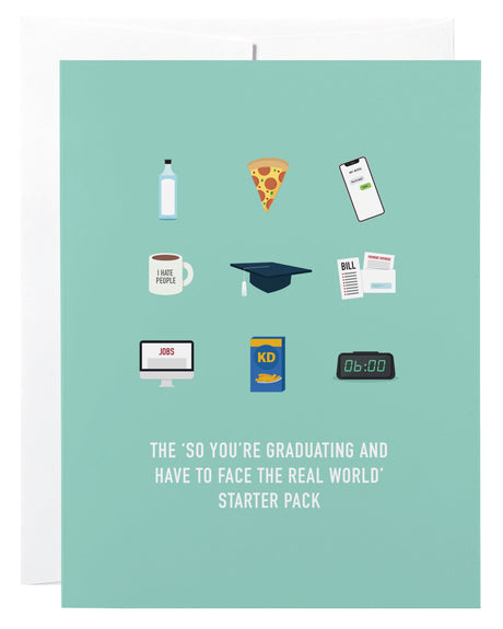 Graduation Starter Pack Card