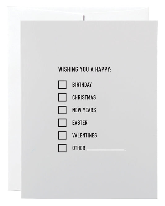 All Occasions Card