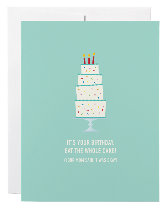 Tall Cake Card