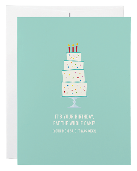 Tall Cake Card