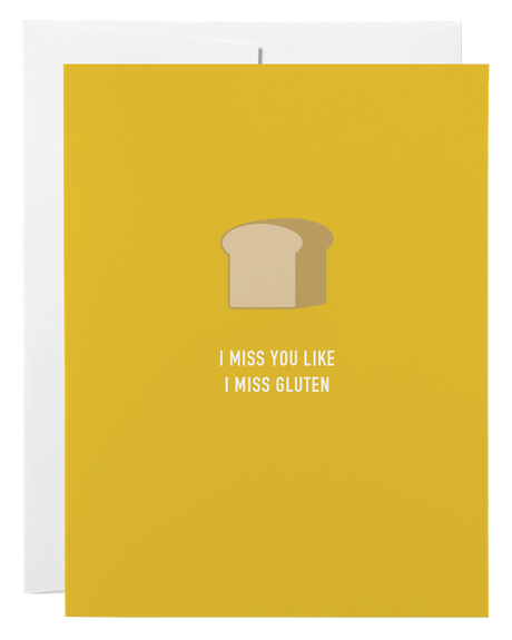 I Miss Gluten Card
