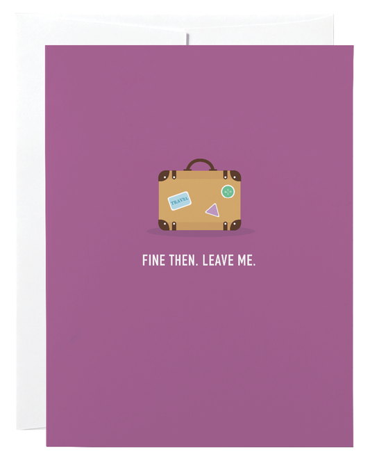 Leave Me Card