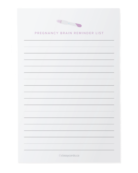 Pregnancy Notepad