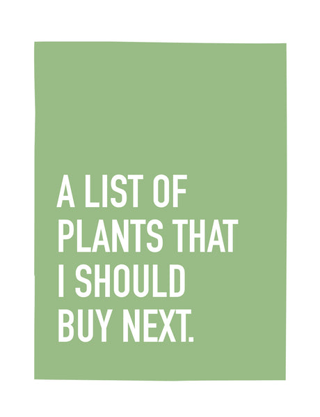List of Plants Pocket Notebook