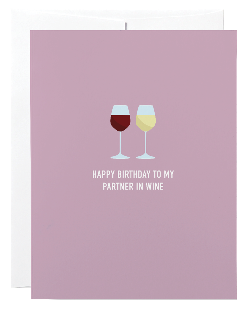 Partner in Wine Card