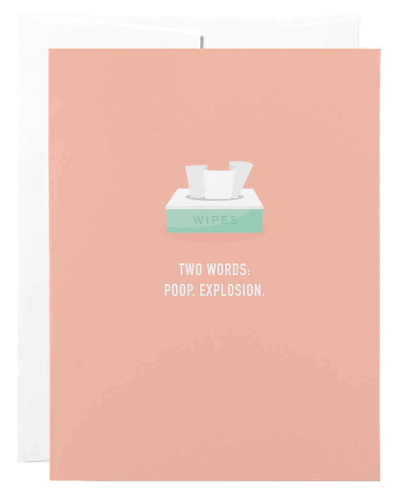Poop Explosion Card