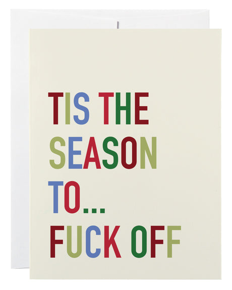 Fuck Off Season Card